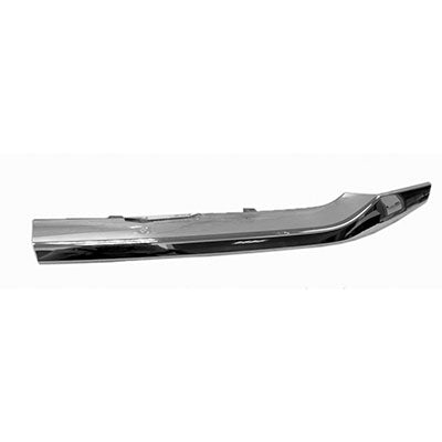 Grille Moulding Driver Side Upper Chrome For Honda - HO1212112