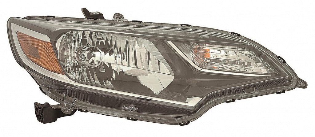 Head Lamp Passenger Side Halogen Capareturn Restricted - Final Sale - No Warranty Coverage For Honda - HO2503186C