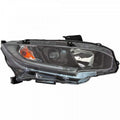Head Lamp Passenger Side Halogen With Black Bezel For Honda - HO2503192U