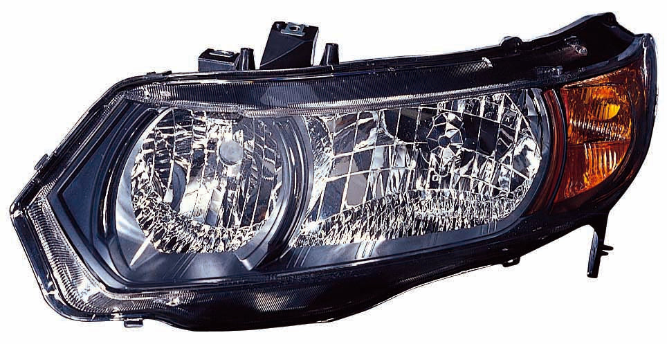 Head Lamp Driver Side Black Housing For Honda - HO2518111V