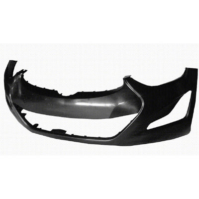 Bumper Front Primed Korea Built With Tow Hook Hole Capa For Hyundai - HY1000204C