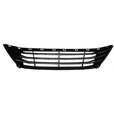 Grille Lower Korea Built Black With Three Chrome Bars For Hyundai - HY1036122