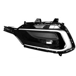 Grille Driver Side Ptd Black/Silver With Hole Insert Sport For Hyundai - HY1038141