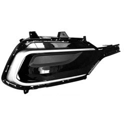 Grille Passenger Side Ptd Black/Silver With Hole Insert Sport For Hyundai - HY1039141