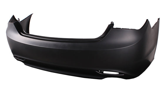 Bumper Rear Primed Double Exhaust For Hyundai - HY1100176