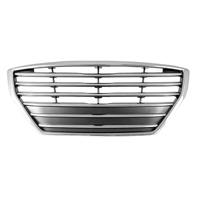 Grille Chrome Silver/Satin Without Adaptive Cruise For Hyundai - HY1200191