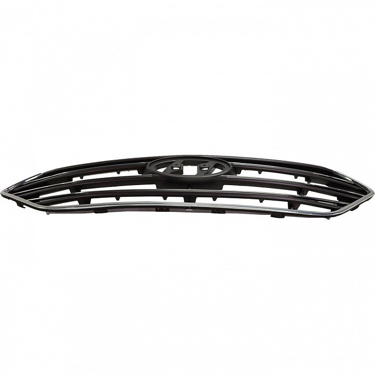 Grille Silver With Chrome Moulding Without Camera Sport For Hyundai - HY1200201
