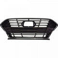 Grille Front Smoked Black With Chrome With Adaptive Cruise Exclude Sprt For Hyundai - HY1200217