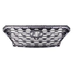 Grille Gray/Satin Chrome With Camera For Hyundai - HY1200221