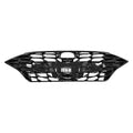 Grille Front Gloss Black Without Sensor/Camera Fits Sel/Sel Plus/Sprt Models For Hyundai - HY1200230