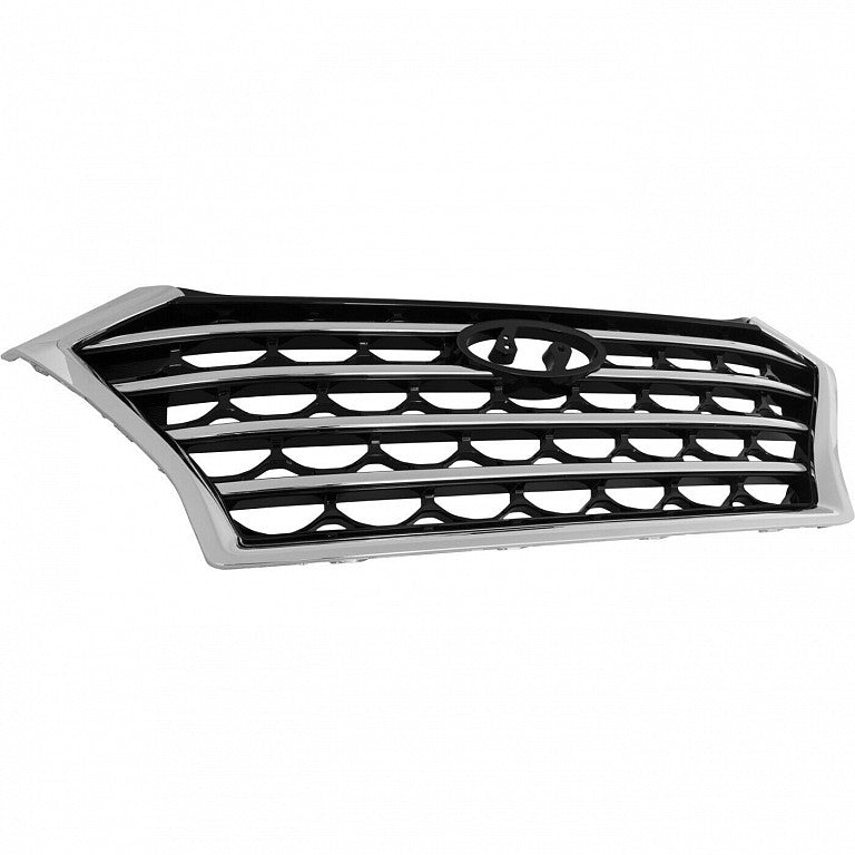 Grille Front Ptd Black Chrome Molding Without Camera For Hyundai - HY1200233