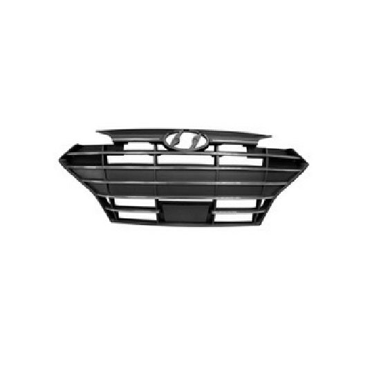 Grille Front Black With 6 Chrome Bars With  Adaptive Cruise Exclude Sprt For Hyundai - HY1200254