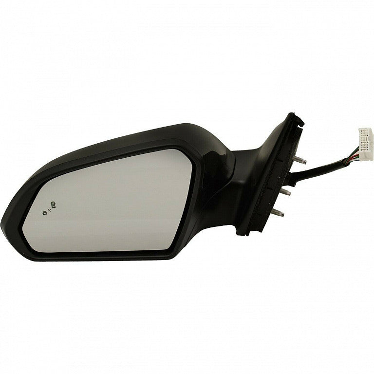 Door Mirror Driver Side Power Textured With Blind Spot/Signal/Heat For Hyundai - HY1320238