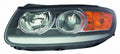 Head Lamp Driver Side Halogen With Clear Lower Reflector Black Bezel Capareturn Restricted - Final Sale - No Warranty Coverage For Hyundai - HY2502166C