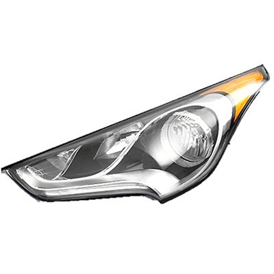 Head Lamp Driver Side Non-Projection For Non-Turbo Model Capareturn Restricted - Final Sale - No Warranty Coverage For Hyundai - HY2502168C