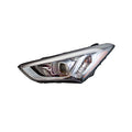 Head Lamp Driver Side Hid Sports Black Bezel Capareturn Restricted - Final Sale - No Warranty Coverage For Hyundai - HY2502179C