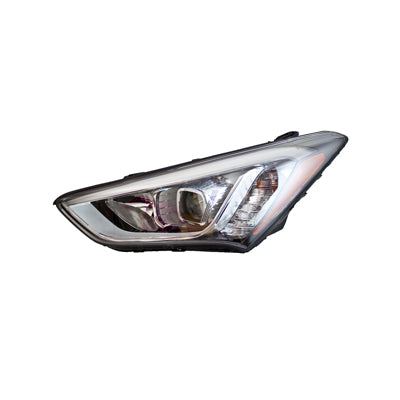 Head Lamp Driver Side Hid Sports Black Bezel High Qualityreturn Restricted - Final Sale - No Warranty Coverage For Hyundai - hy2502179