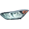 Head Lamp Driver Side Halogen Usa Built For Hyundai - HY2502187V