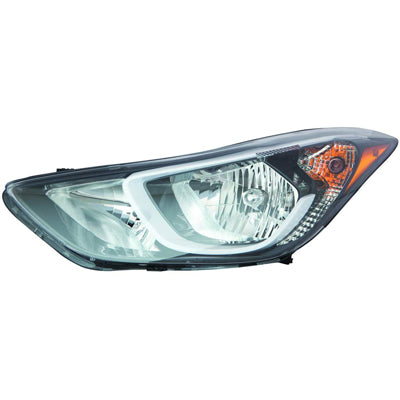 Head Lamp Driver Side Halogen Usa Built For Hyundai - HY2502187U