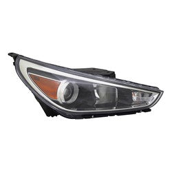 Head Lamp Passenger Side Halogenreturn Restricted - Final Sale - No Warranty Coverage For Hyundai - HY2503219