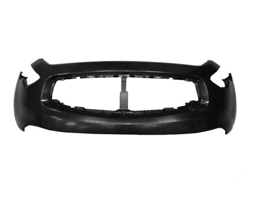 Bumper Upper Front Primed Without Sensor Hole For Infiniti - IN1000244