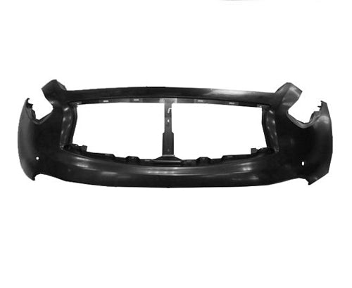 Bumper Upper Front Primed With Sensor Hole (With Premium Pkg) For Infiniti - IN1000254