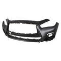 Bumper Front Primed Without Sensor Sport Model For Infiniti - IN1000282C