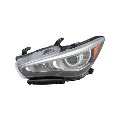Head Lamp Driver Side Hid Without Eco Pkg Without Adapt High Qualityreturn Restricted - Final Sale - No Warranty Coverage For Infiniti - in2502157