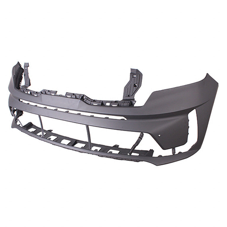 Bumper Front Primed With 2 Park Assist Sensor Holes For 1-Piece Sprt Models Capa For Kia - KI1014111C