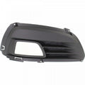 Fog Lamp Cover Front Passenger Side Matte-Black With Hole For Kia - KI1039106