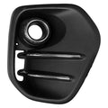 Fog Lamp Bezel Front Passenger Side Ptd Black With Chrome Moulding Without Led Fogs Fwd For Kia - KI1039127
