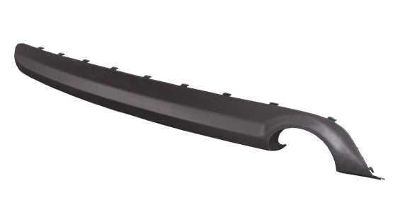 Bumper Rear Lower Matte-Black With Right Side Exhaut Hole (Sx ) For Kia - KI1115101
