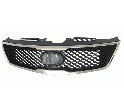 Grille Black With Chrome Moulding Sdn For Kia - KI1200139