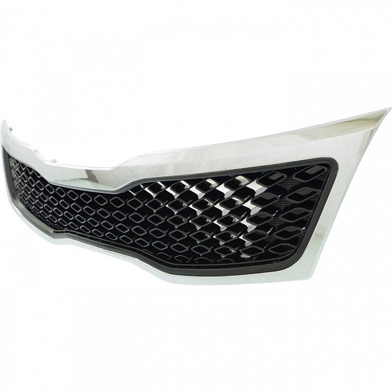 Grille With Chrome Moulding For Korea Built Ex And Lx Models For Kia - KI1200143
