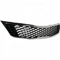 Grille Glossy Black Mesh With Upper/Lower Chrome Moulding Without Adaptive Cruise For Kia - KI1200189