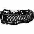 Grille Glossy Black With Chrome Frontame Without Pre-Collision For Kia - KI1200190