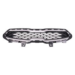 Grille Matte Black With Silver/Gray Moulding Front/Lxs Model For Kia - KI1200204