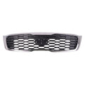 Grille L/Lx Model Matte Black With Chrome Frontame For Kia - KI1200207