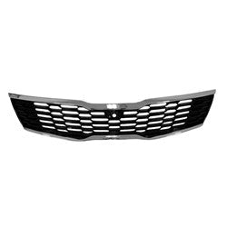 Grille Black With Chrome Moulding Use With Camera Exclude Sx Model For Kia - KI1200212