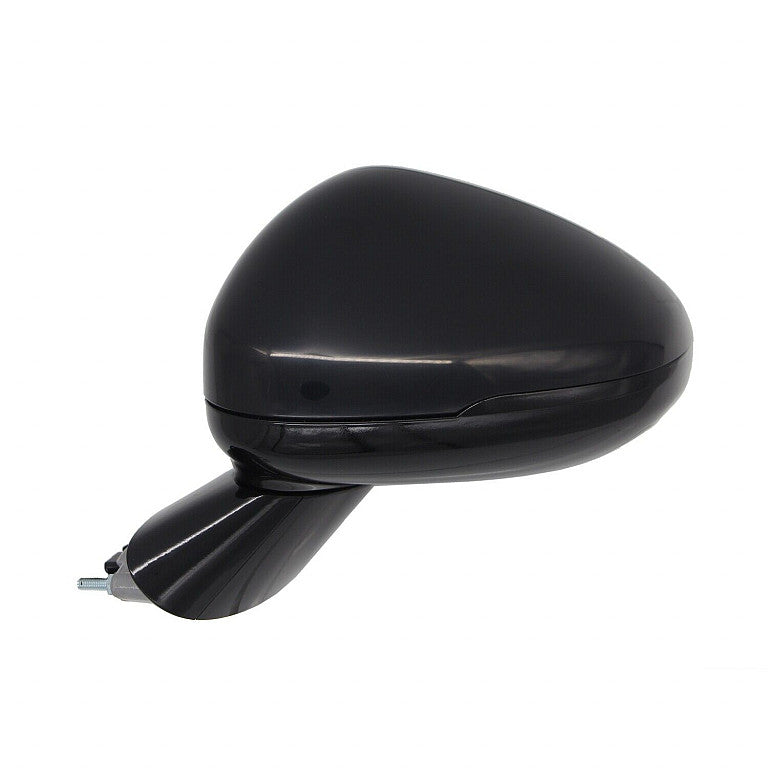 Door Mirror Driver Side Power Ptm Htd Gloss Black With Blind Spot For Kia - KI1320245