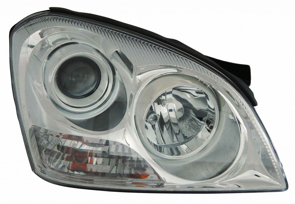 Head Lamp Driver Side With Chrome Insert Without App Pkg To 04/16/07 Capa For Kia - KI2502124C