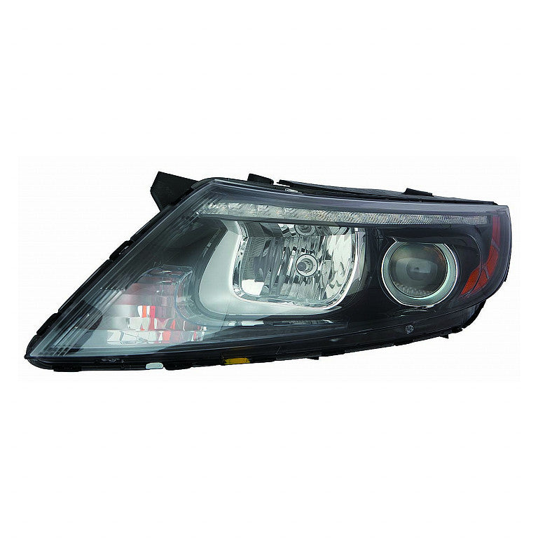 Head Lamp Driver Side Hid With Drl Usa Built Capareturn Restricted - Final Sale - No Warranty Coverage For Kia - KI2502178C