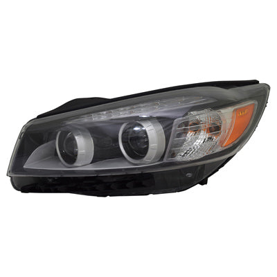 Head Lamp Driver Side Halogen With Led Accent Light Capareturn Restricted - Final Sale - No Warranty Coverage For Kia - KI2502186C