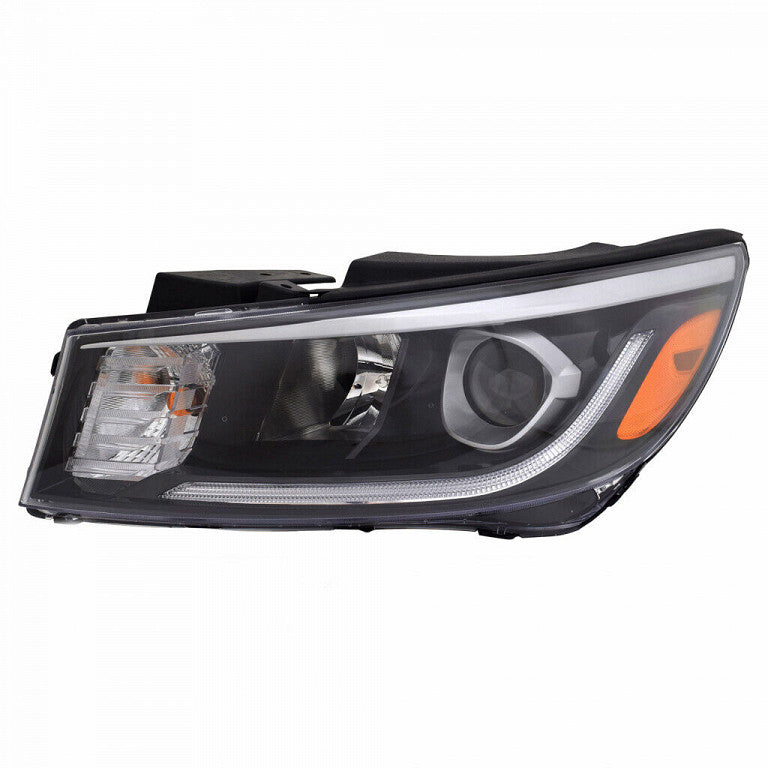 Head Lamp Driver Side Halogen Without Led Position Lamp High Quality Return Restricted - Final Sale - No Warranty Coverage For Kia - KI2502238