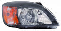 Head Lamp Passenger Side Black Bezel Capa For Kia - KI2503153C