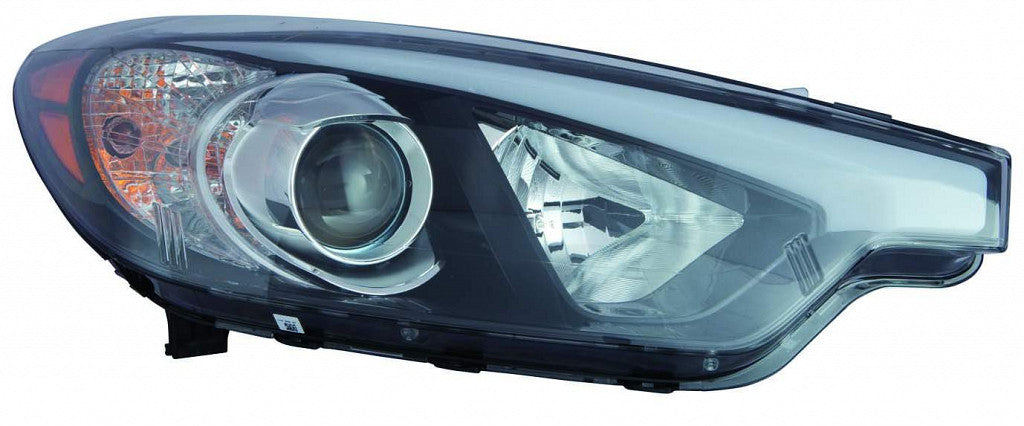 Head Lamp Passenger Side Halogen Without Led Position Lamp Capa For Kia - KI2503170C