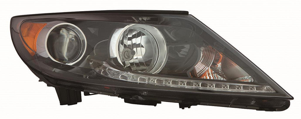 Head Lamp Passenger Side Without Led Accent Light With Led Drl High Qualityreturn Restricted - Final Sale - No Warranty Coverage For Kia - KI2503184
