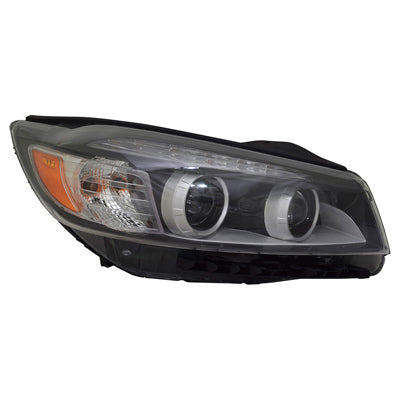 Head Lamp Passenger Side Halogen With Led Accent Light Capareturn Restricted - Final Sale - No Warranty Coverage For Kia - KI2503186C