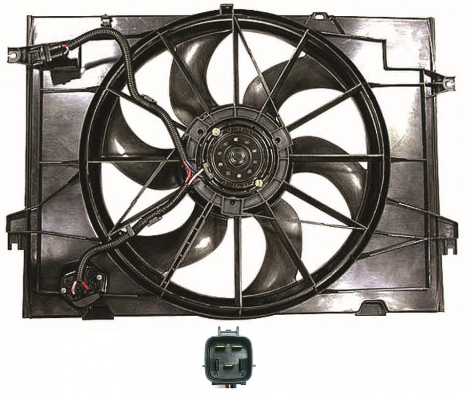 Radiator Fan Assy 2.0L For Hyundai - KI3115115