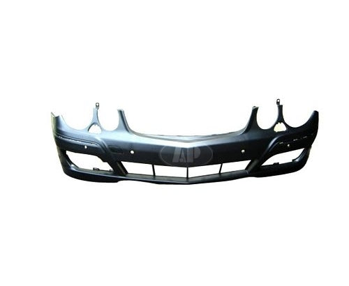 Bumper Front Primed With Sensor With H L Washer Hole Without Sport Pkg For Mercedes - MB1000269